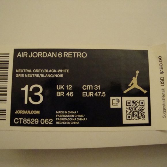 Jordan 6 Retro Hare 2020 main image 10